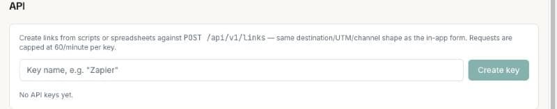 Official SDKs for web & mobile, screenshot from the UTMLoop app